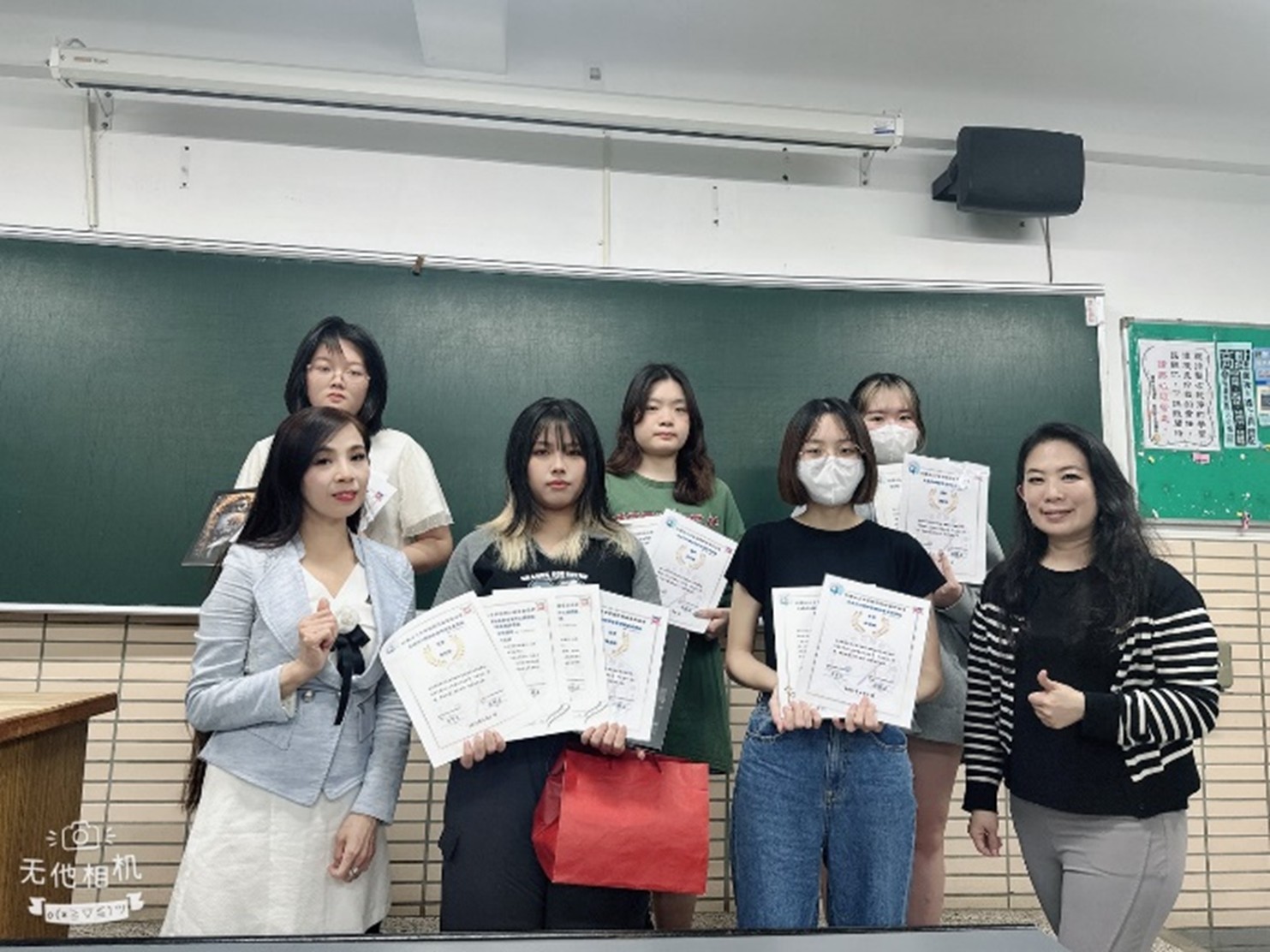 服飾學程大一學生證照取得成果照1