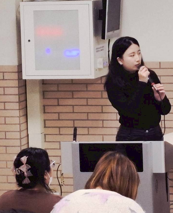 主持人介紹種子志工隊