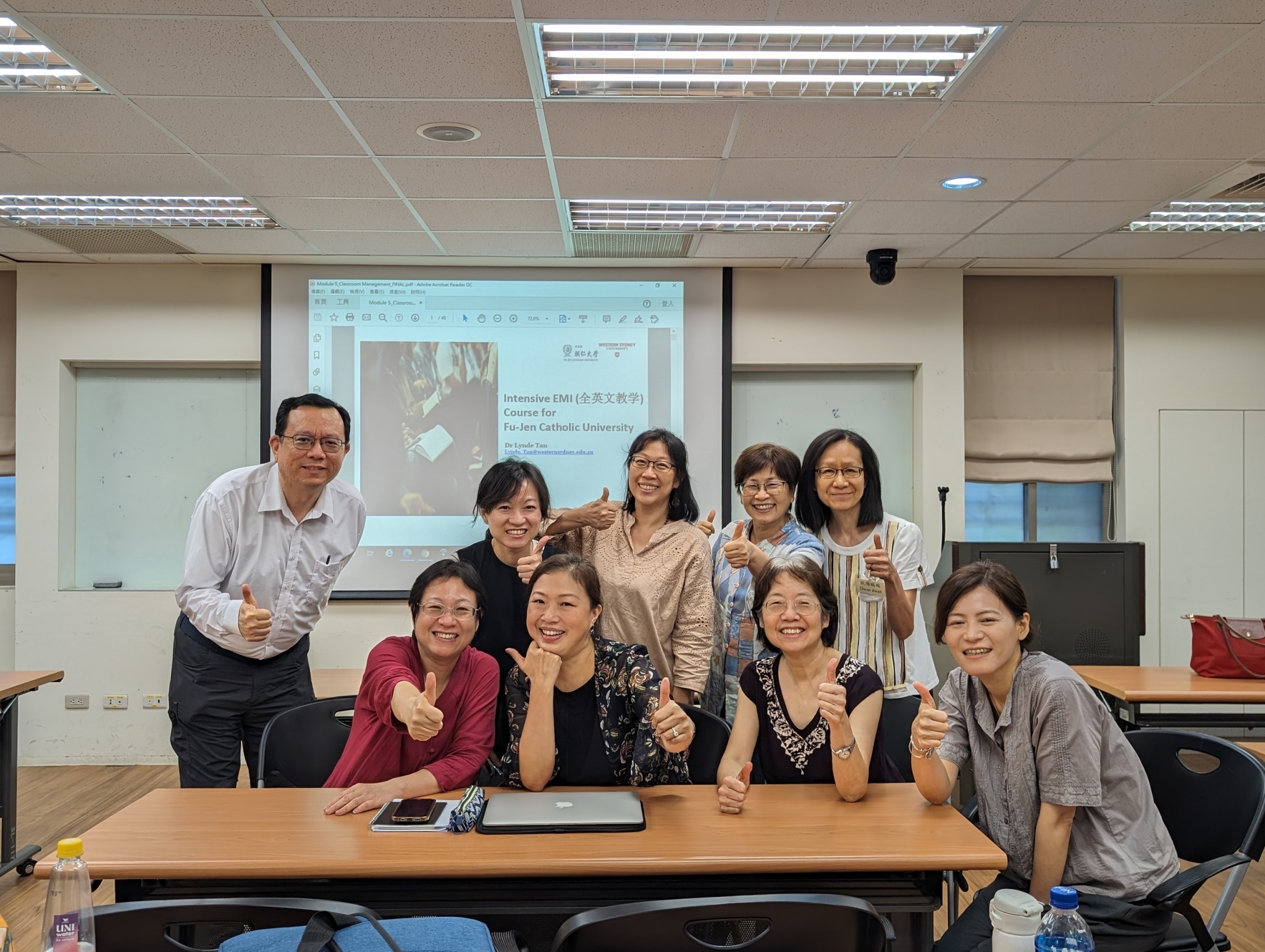 澳洲西雪梨大學Lynde Tan副教授之 6/18 EMI教師增能系列工作坊活動照