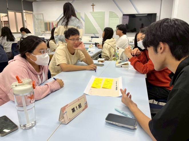 種籽們互相分享紙條內容