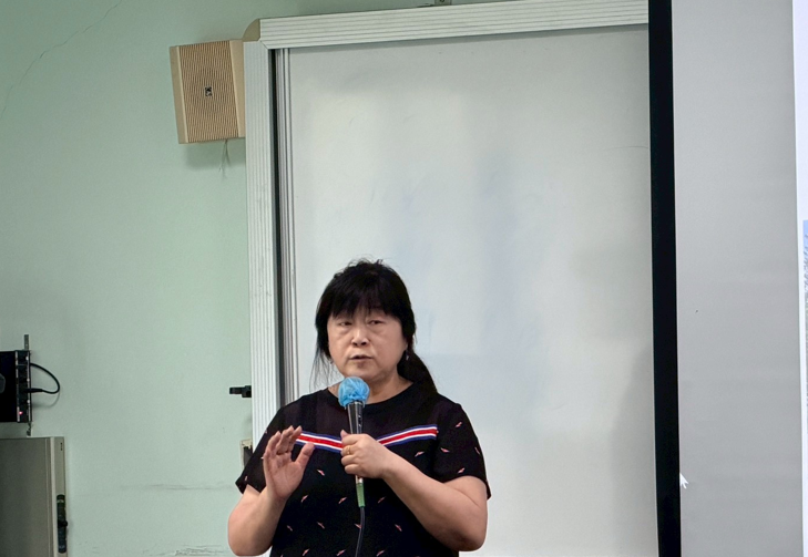 章寶瑩園長針對同學的服務給予回饋